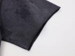 F508# P55 FIRST ROW WARNING NOT SO QUIET WOLF CROPPED TEE洗水做旧高品质短袖