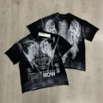 F505# P55 FIRST ROW Y2K TRIBAL CROP TEE 2026最新时尚欧美潮牌短袖