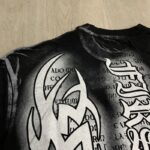 F505# P55 FIRST ROW Y2K TRIBAL CROP TEE 2026最新时尚欧美潮牌短袖