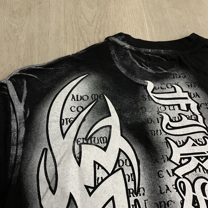 F505# P55 FIRST ROW Y2K TRIBAL CROP TEE 2026最新时尚欧美潮牌短袖