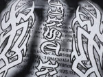 F505# P55 FIRST ROW Y2K TRIBAL CROP TEE 2026最新时尚欧美潮牌短袖