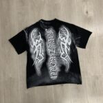 F505# P55 FIRST ROW Y2K TRIBAL CROP TEE 2026最新时尚欧美潮牌短袖