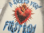 F501# P65 First Row A Sacred Vow Angel Tee 时尚烫钻潮牌短袖