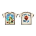 F501# P65 First Row A Sacred Vow Angel Tee 时尚烫钻潮牌短袖