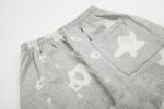 77100#黑色 花灰 s~xl 上衣p95.26100#裤子p95