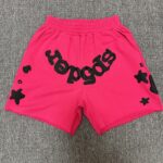 7101#玫红毛圈短裤 s~xl p65
