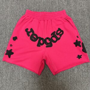 7101#玫红毛圈短裤 s~xl p65