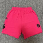 7101#玫红毛圈短裤 s~xl p65