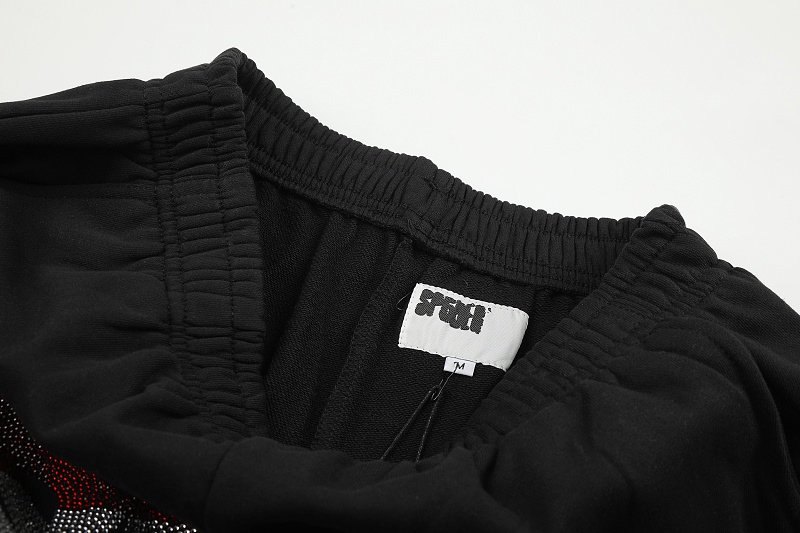 7799#《图案全钻》黑色 白色毛圈面料s~xl上衣p95.2699#黑色裤子p100