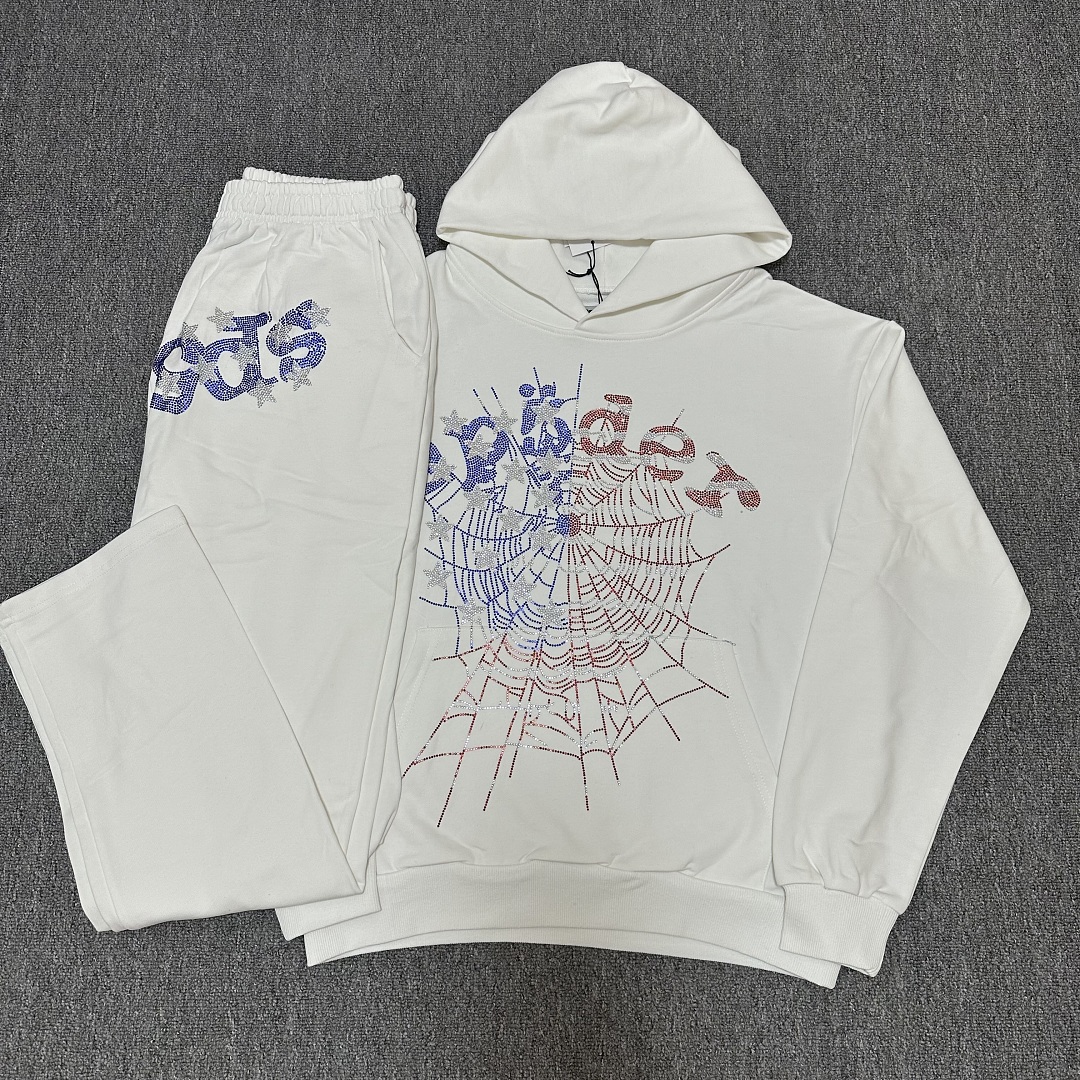 7799#《图案全钻》黑色 白色毛圈面料s~xl上衣p95.2699#黑色裤子p100