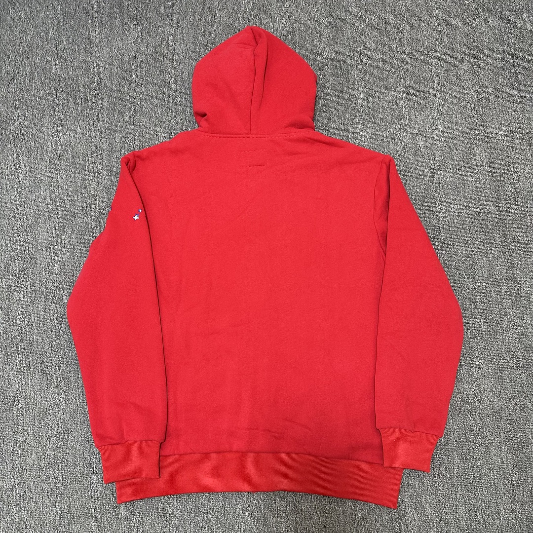 7794#大红色摇粒绒400克s~xl p100