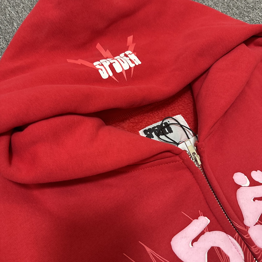 7794#大红色摇粒绒400克s~xl p100