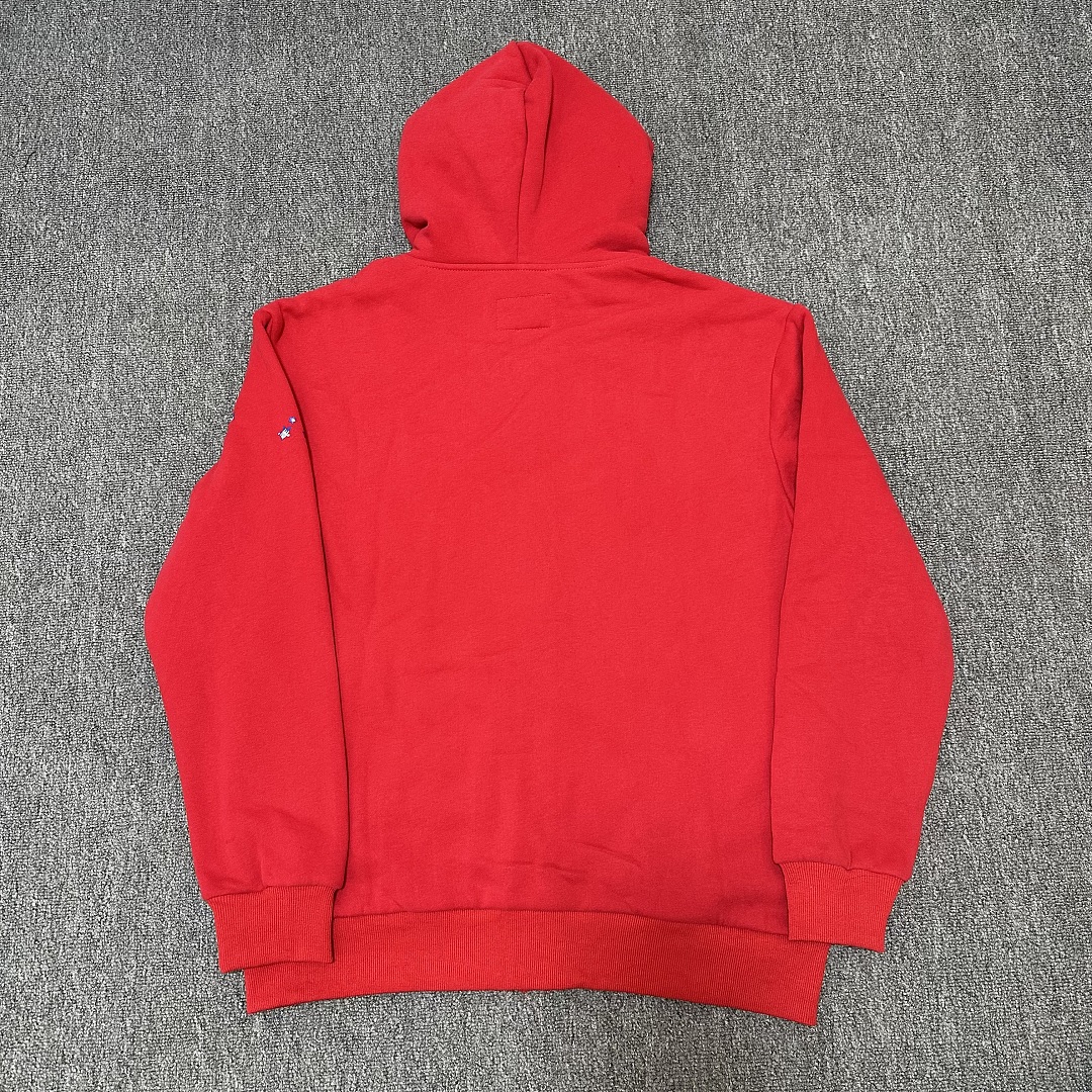 7794#大红色摇粒绒400克s~xl p100
