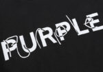 编号3001，新晋潮牌purple brand简单纯色heavy logo印花高克重双纱纯棉短袖T恤男女