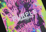 编号3002，欧美街头潮牌purple brand紫色抽象元素印花高品质纯棉休闲短袖T恤男女
