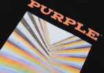 编号3035，美式潮牌Purple Brand七彩色泽油画印花高品质双纱纯棉休闲短袖T恤男女