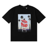 编号3036，美潮Purple Brand SKY INN滑板椰树印花高品质双纱纯棉休闲短袖T恤男女