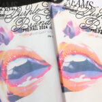 编号3053，美潮Purple Brand性感红唇美女印花Dreams高品质双纱纯棉休闲短袖T恤男女