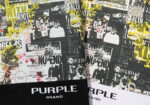 编号3055，美式潮牌Purple Brand新闻报纸印花高品质双纱纯棉休闲短袖T恤男女