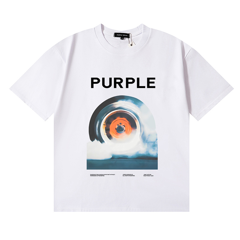 编号3059，2024SS Purple Brand Graphic Tire轮胎高清印花