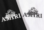 编号918，美潮轻奢AMIRI高街风天使爱神丘比特钢叉发泡印花高品质双纱纯棉短袖T恤男女