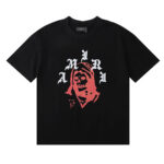编号927，外贸轻奢美潮AMIRI纽约艺术家WES LANG联名款高品质双纱纯棉休闲短袖T恤男女