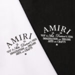 编号972，2024新款美潮AMIRI ARTS DISTRICT小Logo印花简约百搭休闲短袖T恤男女
