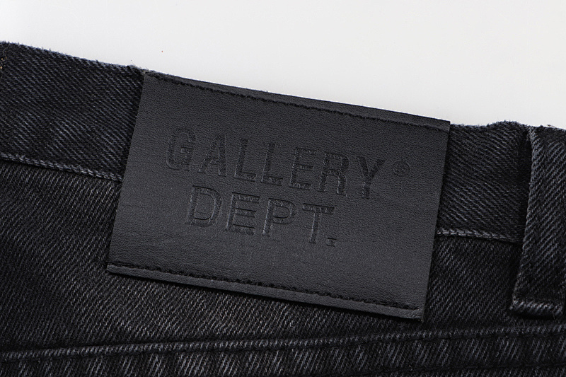 936#Gallery Dept新款基础款水洗微喇黑蓝色拼接牛仔裤百搭长裤 蓝色拼浅蓝色 黑色拼黑色 黑色拼蓝色 S~XL p115