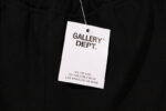 907# Gallery Dept新款泼墨手绘拼接微喇长裤抽绳纯棉毛圈休闲裤美式高街长裤 黑色 米杏色S~XL p108