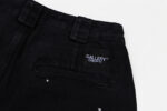 601#Gallery Dept新款泼墨水洗黑色拼接微喇牛仔裤百搭长裤 黑色  S~XL p120