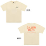 潮牌GALLERY DEPT DRIVE复古彩色高街印花宽松情侣夏季短袖T恤男