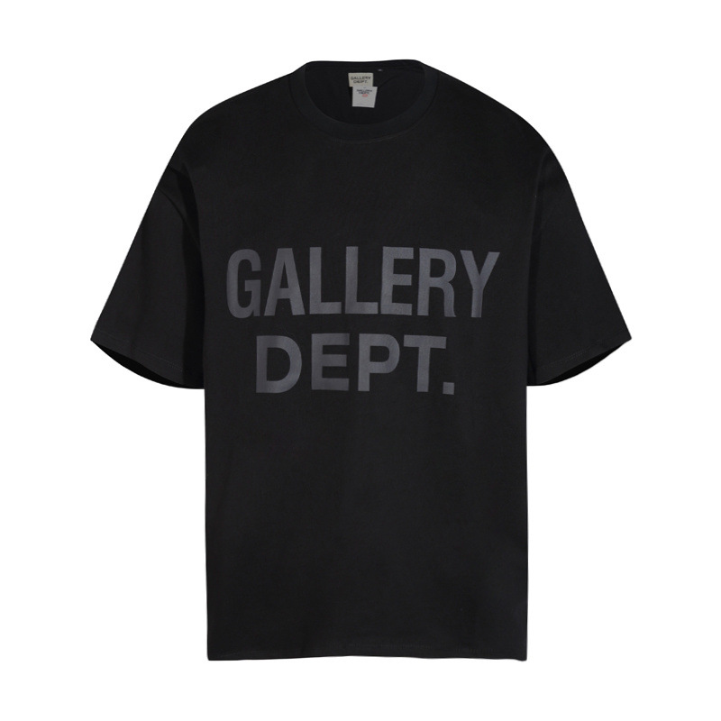 Gallery Dept新款经典基础款法文字母LOGO基础标语圆领短袖T恤夏