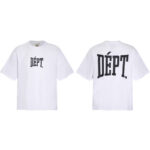 Gallery Dept新款经典基础款法文字母LOGO基础标语圆领短袖T恤夏