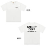 潮牌GALLERY DEPT DRIVE复古彩色高街印花宽松情侣夏季短袖T恤男