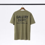 Gallery Dept新款经典基础款法文字母LOGO基础标语圆领短袖T恤夏