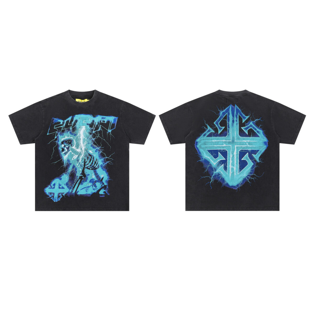 Guapi  Revived Tee T-shirt2026ss 新款时尚潮牌白墨直喷短袖