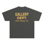 Gallery Dept新款经典基础款法文字母LOGO基础标语圆领短袖T恤夏