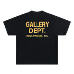 Gallery Dept新款经典基础款法文字母LOGO基础标语圆领短袖T恤夏