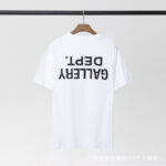 Gallery Dept新款经典基础款法文字母LOGO基础标语圆领短袖T恤夏