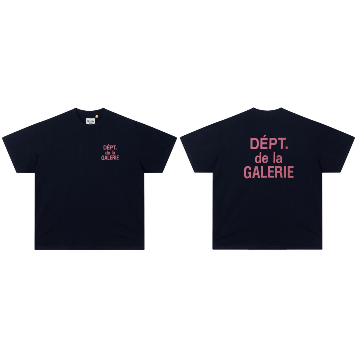 Gallery Dept新款经典基础款法文字母LOGO基础标语圆领短袖T恤夏
