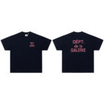 Gallery Dept新款经典基础款法文字母LOGO基础标语圆领短袖T恤夏