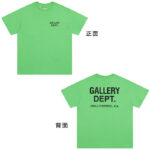 潮牌GALLERY DEPT DRIVE复古彩色高街印花宽松情侣夏季短袖T恤男