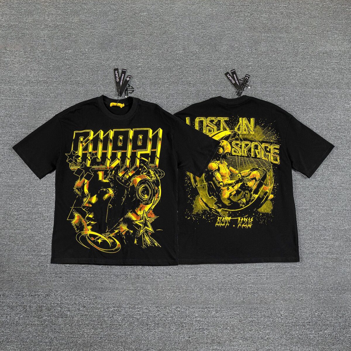 Guapi  Revived Tee T-shirt2026ss 新款时尚潮牌白墨直喷短袖
