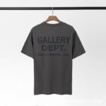 Gallery Dept新款经典基础款法文字母LOGO基础标语圆领短袖T恤夏