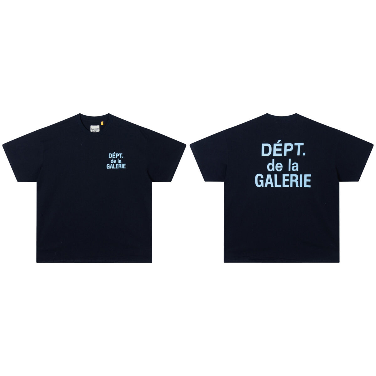 Gallery Dept新款经典基础款法文字母LOGO基础标语圆领短袖T恤夏