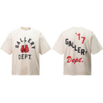 Gallery Dept新款经典基础款法文字母LOGO基础标语圆领短袖T恤夏