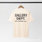 Gallery Dept新款经典基础款法文字母LOGO基础标语圆领短袖T恤夏