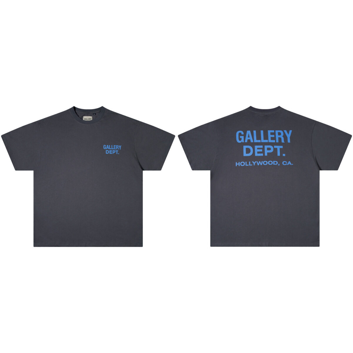 Gallery Dept新款经典基础款法文字母LOGO基础标语圆领短袖T恤夏