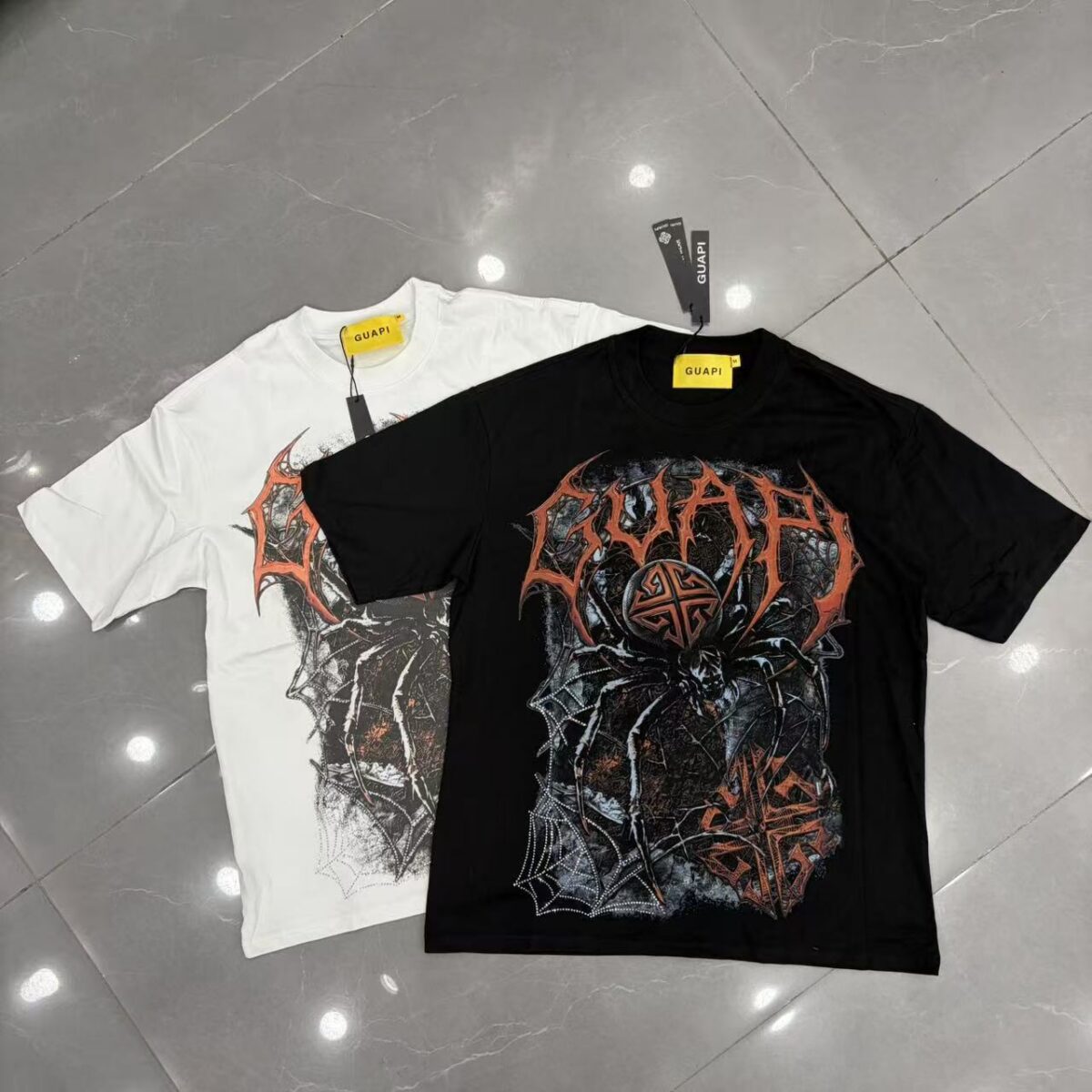 Guapi  Revived Tee T-shirt2026ss 新款时尚潮牌白墨直喷短袖