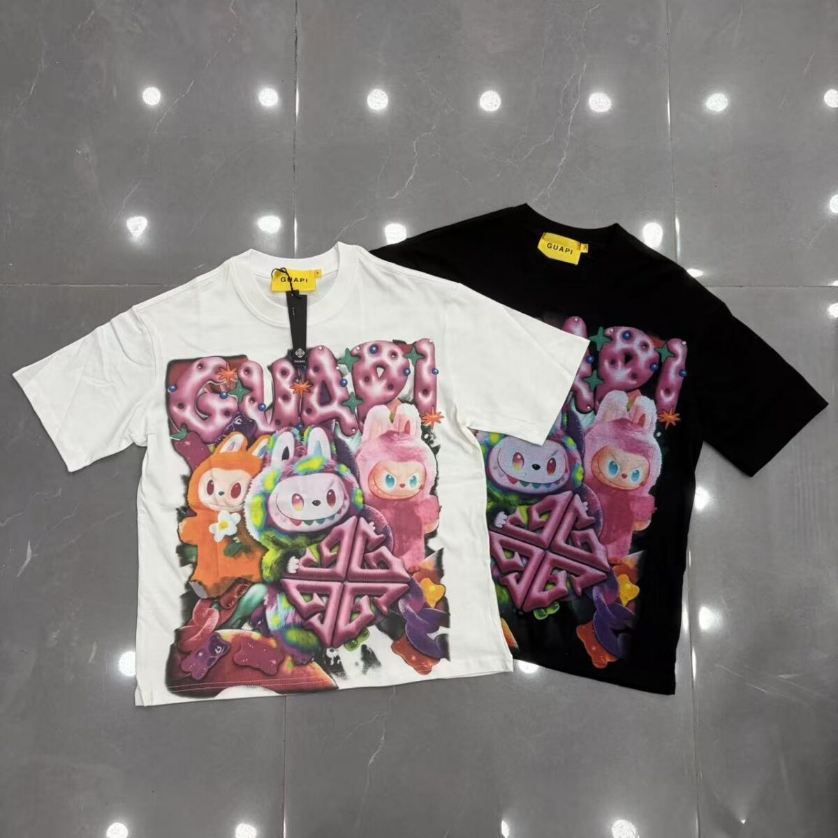 Guapi  Revived Tee T-shirt2026ss 新款时尚潮牌白墨直喷短袖